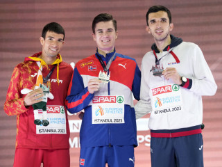 Finale dei Campionati Europei Indoor a Elzan Bibić 3.000 metri