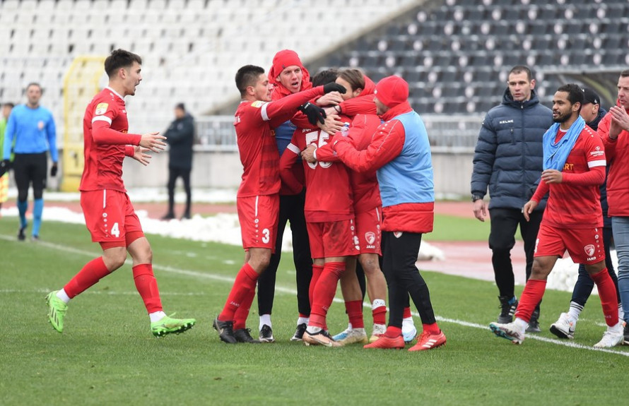 Crvena zvezda - Radnički 1923 2:0, highlights 