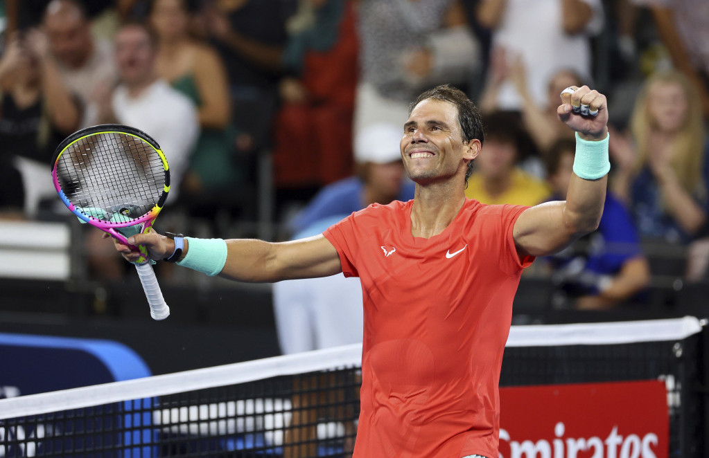 Radovanje Rafaela Nadala posle pobede na Masters turniru