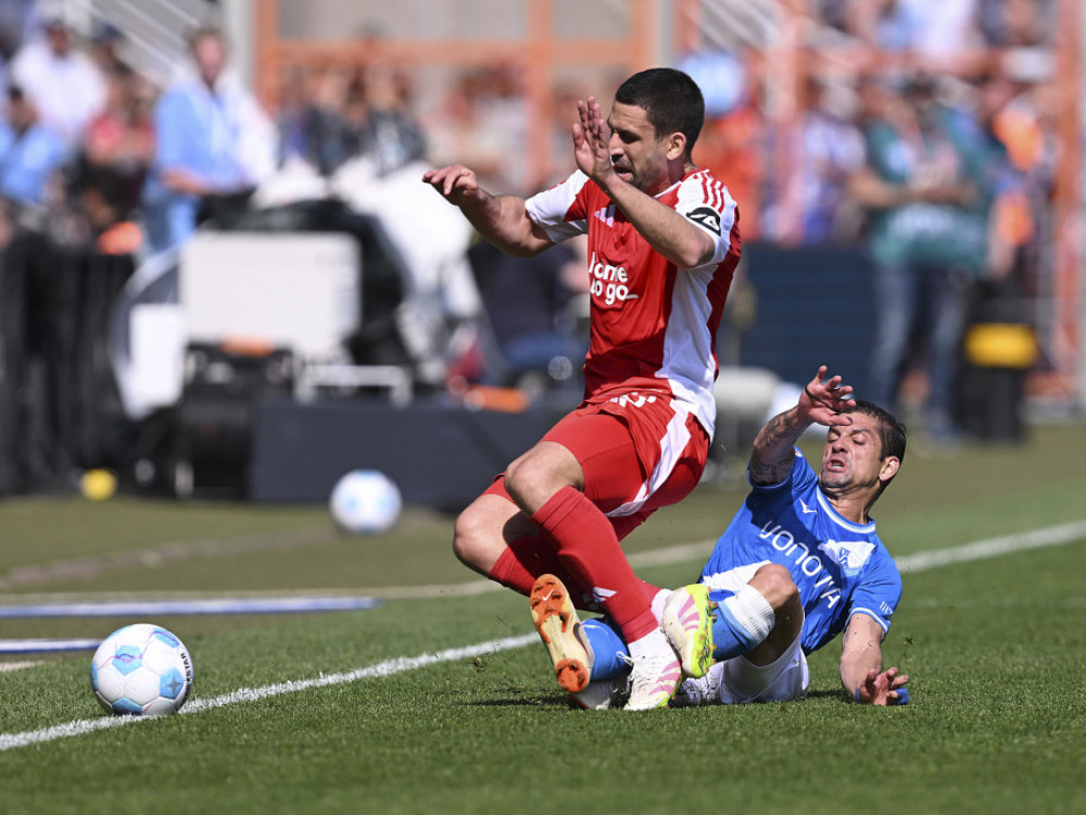 Duel sa meča fudbalera Bohuma i Union Berlina u 31. kolu Bundesliga