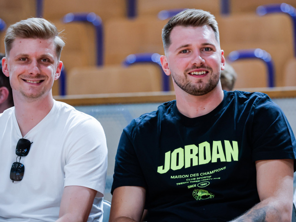 Luka Dončić je gledao uživo pobedu Ilirije protiv Cibone