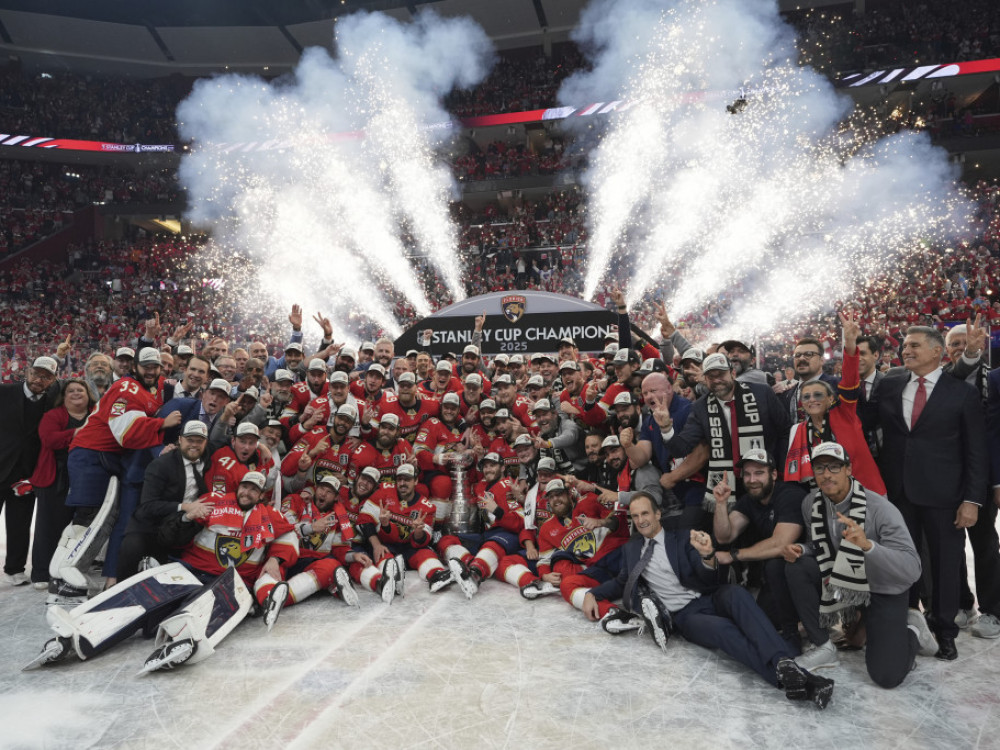 Igrači Florida Pantersa slave osvajanje Stenli kupa