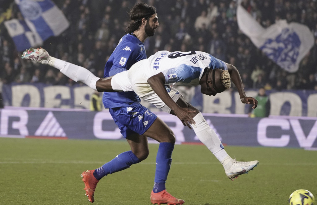 Osmi trijumf Napolija za redom u Seriji A, Osimen strelac i protiv Empolija