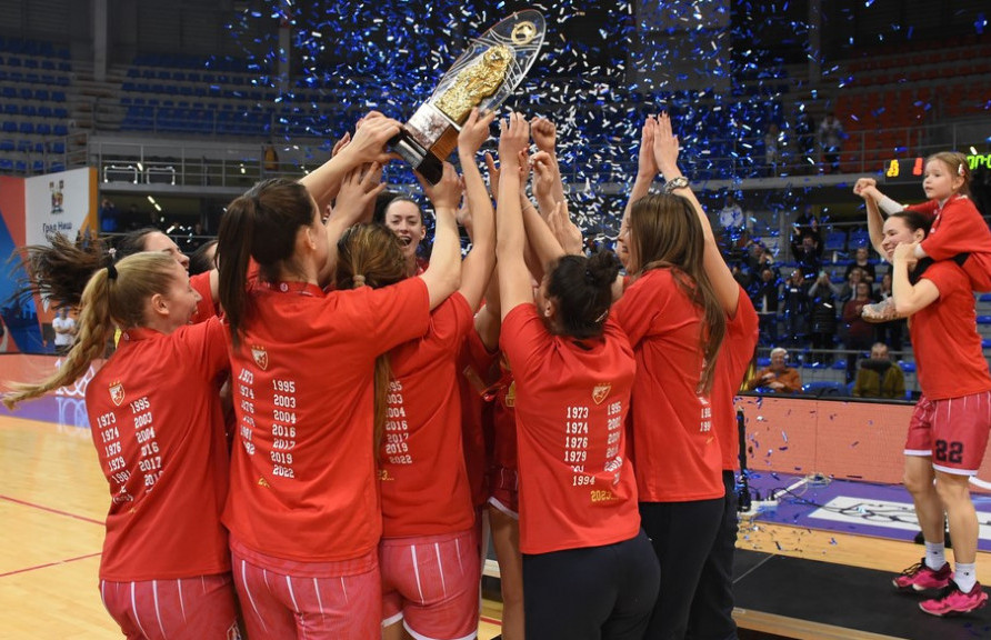 Košarkašice Crvene zvezde odbranile trofej u Kupu "Milana Cige Vasojevića"
