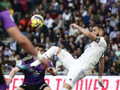 Benzema upisao het-trik za samo sedam minuta u ubedljivom trijumfu protiv Valjadolida