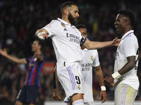 Real u finalu Kupa kralja, Vini i Benzema torpedovali Barselonu 4:0 na "Kamp Nou"