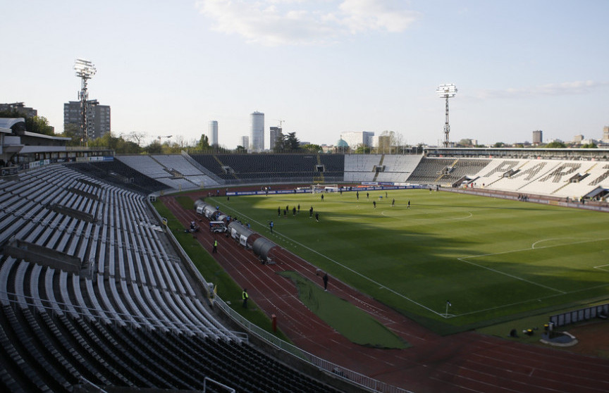 Prazan stadion Partizana