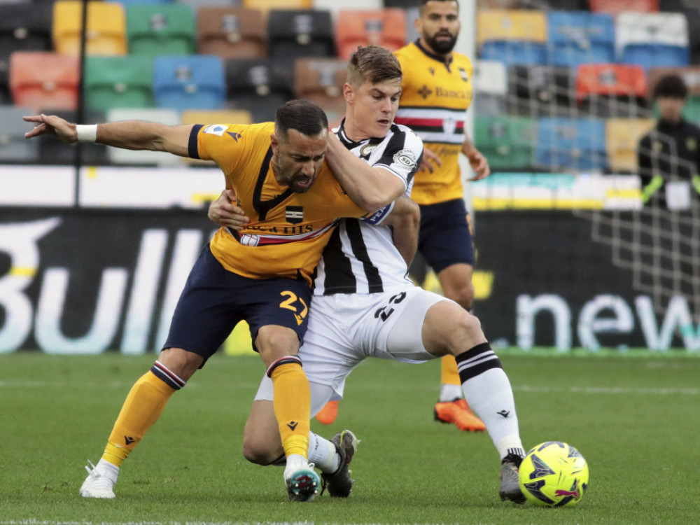 Dejan Stanković i Sampdorija zvanično u Seriji B, Udineze lako izašao na kraj sa ekipom iz Đenove