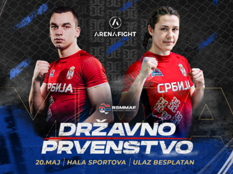 Prvenstvo Srbije u MMA na TV Arena Fight: Hala "Ranko Žeravica" ugostiće najbolje srpske borce 20. maja