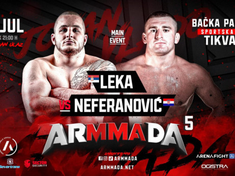 MMA spektakl "ARMMADA" na Areni Fight: Bačka Palanka u epicentru 8. jula