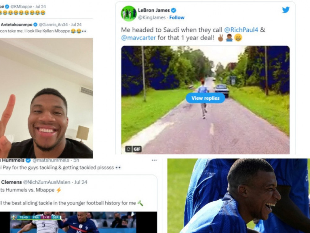 Janis, Lebron i Humels zbijaju šale na društvenim mrežama: Saga "Mbape - Al Hilal" postala predmet komedije među sportistima