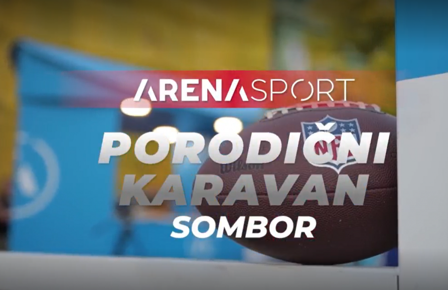 Arenin karavan u Somboru: Somborci osetili povišen adrenalin koji donosi američki fudbal