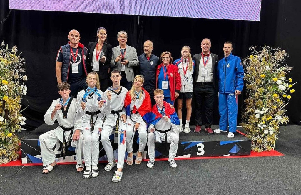 Nezapamćen uspeh tekvondo reprezentacije Srbije: Sa osam medalja najuspešnija zemlja na EP!