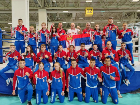 Srbija ima sedam evropskih juniorskkih šampiona u kiks boksu