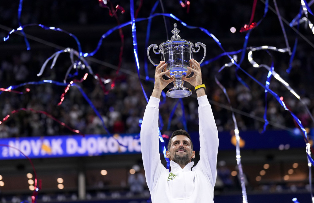 Nole osvojio US Open i vratio se na vrh ATP liste: Đoković ima 3.260 bodova više od Alkaraza