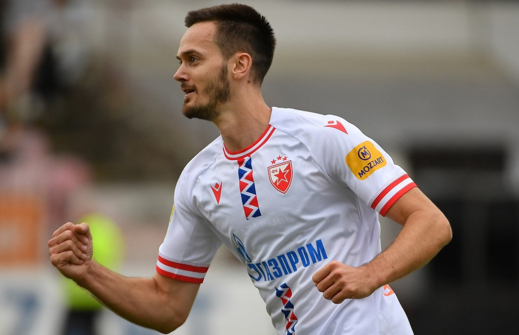 Mirko Ivanić, fudbaler Crvene zvezde