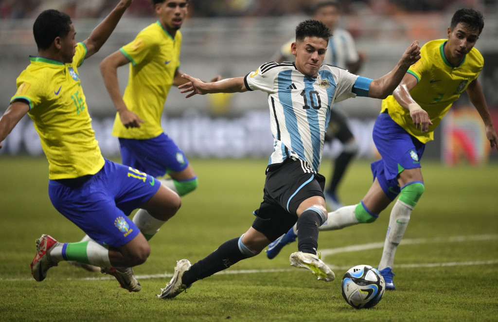 Klaudio ečeveri blistao je u dresu Argentine protiv Brazila