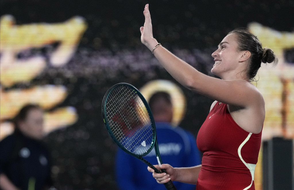 Arina Sabalenka proslavlja plasman u finale Australijan Opena
