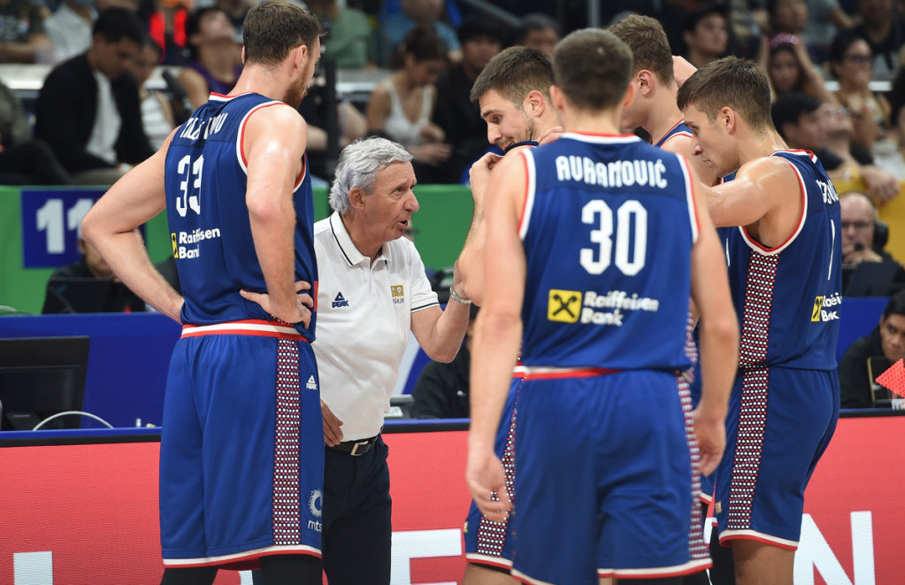 Košarkaška reprezentacija Srbije igra protiv Australije u Abu Dabiju