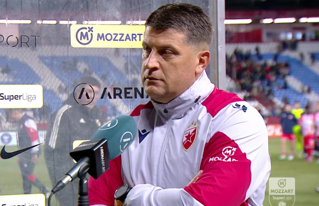Trener Crvene zvezde Vladan Milojević