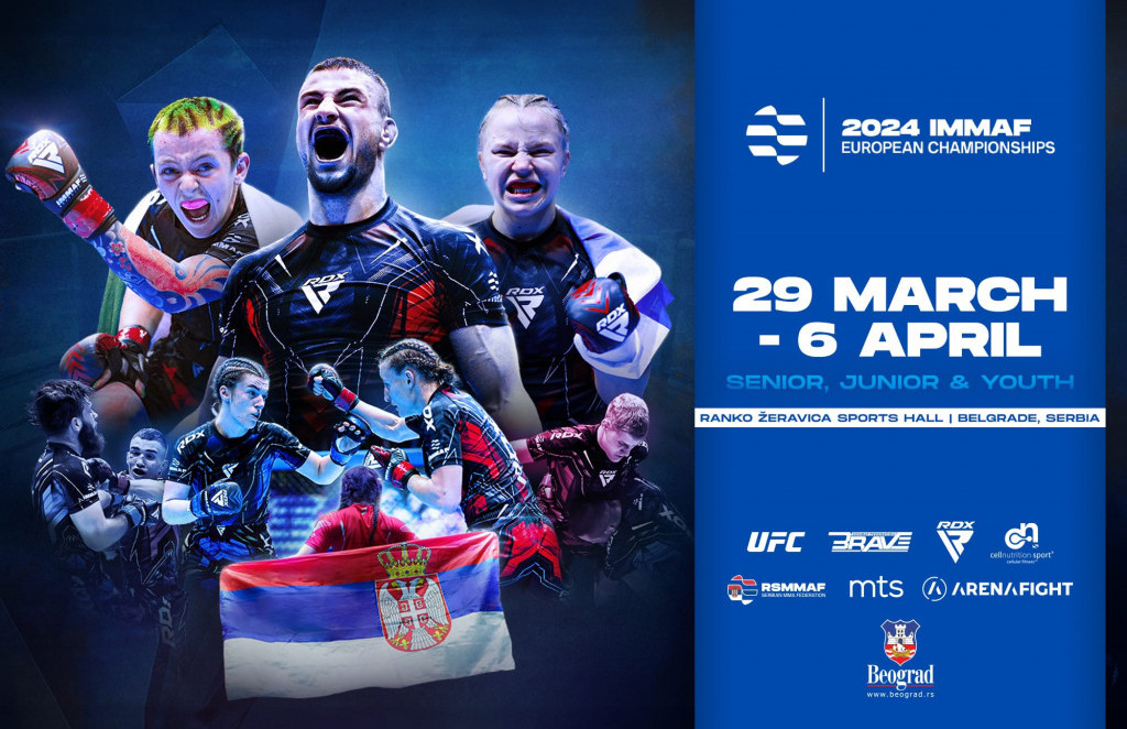 Najavni plakat za MMA EP u Beogradu