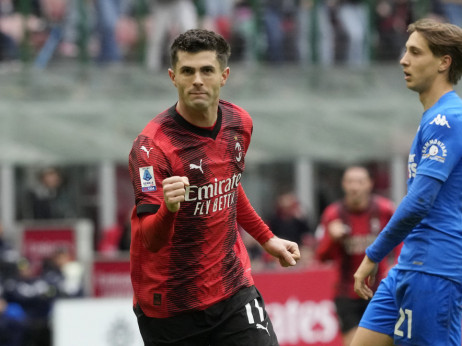 Pulišić odveo Milan na drugo mesto: "Rosoneri" minimalnim rezultatom slavili protiv Empolija