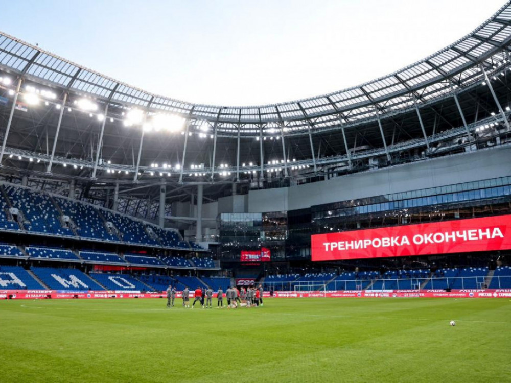 stadion u Moskvi, na kom su igrale fudbalske reprezehtacije Rusije i Srbije
