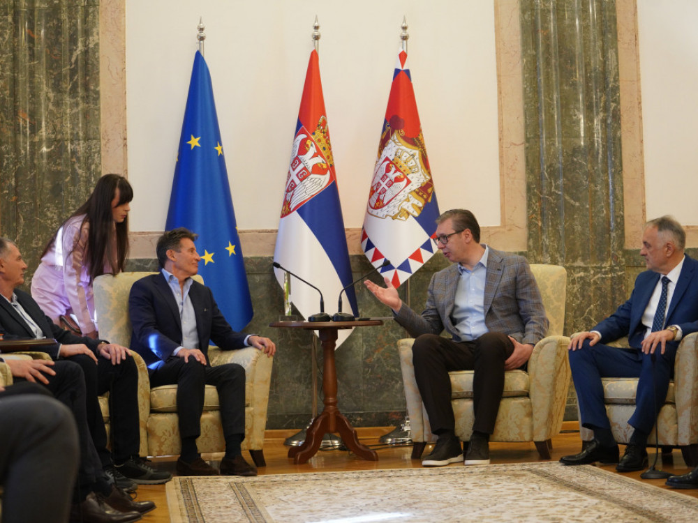 predsednik Srbije, Aleksandar Vučić, organizavao prijem za čelnike svetske i evropske atletike