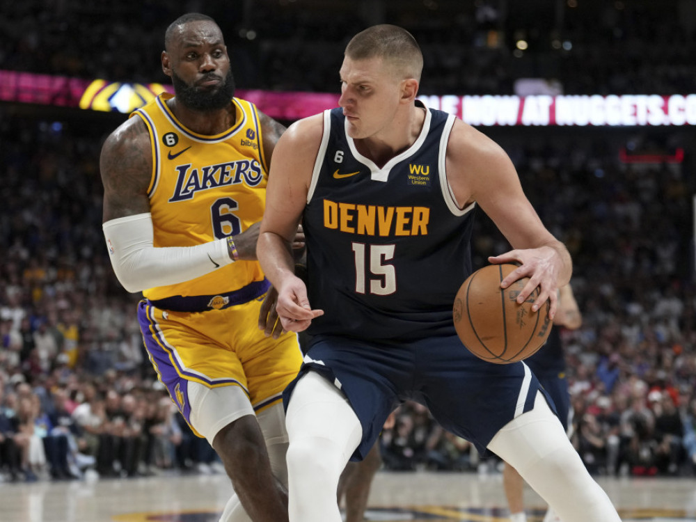 Nikola Jokić i Lebron Džejms predvodiće Denver i Los Anđeles Lejkers u doigravanju NBA