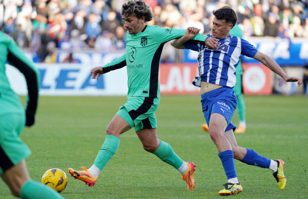 Detalj sa utakmice Alaves - Atletiko Madrid