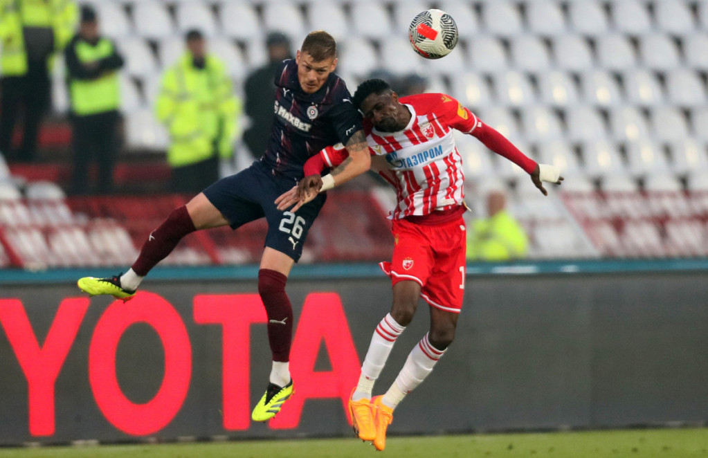 Detalj sa polufinalnog meča Kupa Srbije Crvena zvezda - Partizan