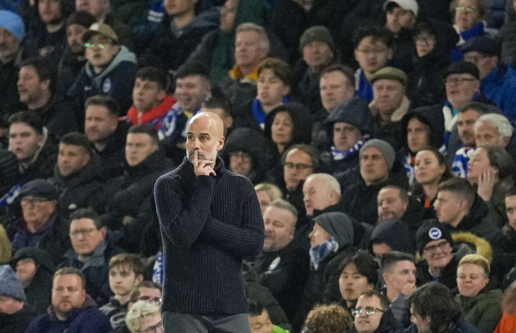 Žozep Pep Gvardiola, trener Mančester sitija, nada se pobedi protiv Aston Vile