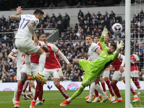 Derbi severnog Londona pripao Arsenalu, Totenhem nije uspeo da dođe do preokreta