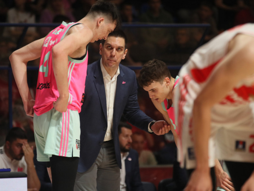 Marko Barać, trener KK Mega, priziva bolju partiju svog tima protiv Crvene zvezde