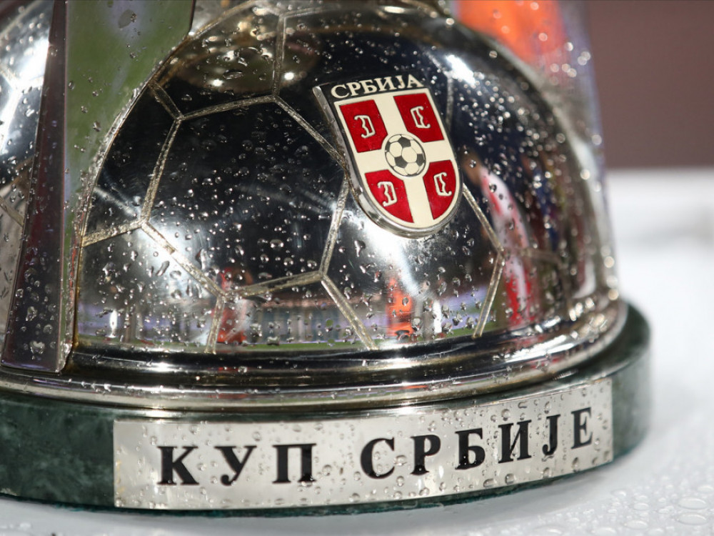 trofej Kupa Srbije u fudbalu, za koji će se od žesnkih ekipa boriti Crvena zvezda i Spartak