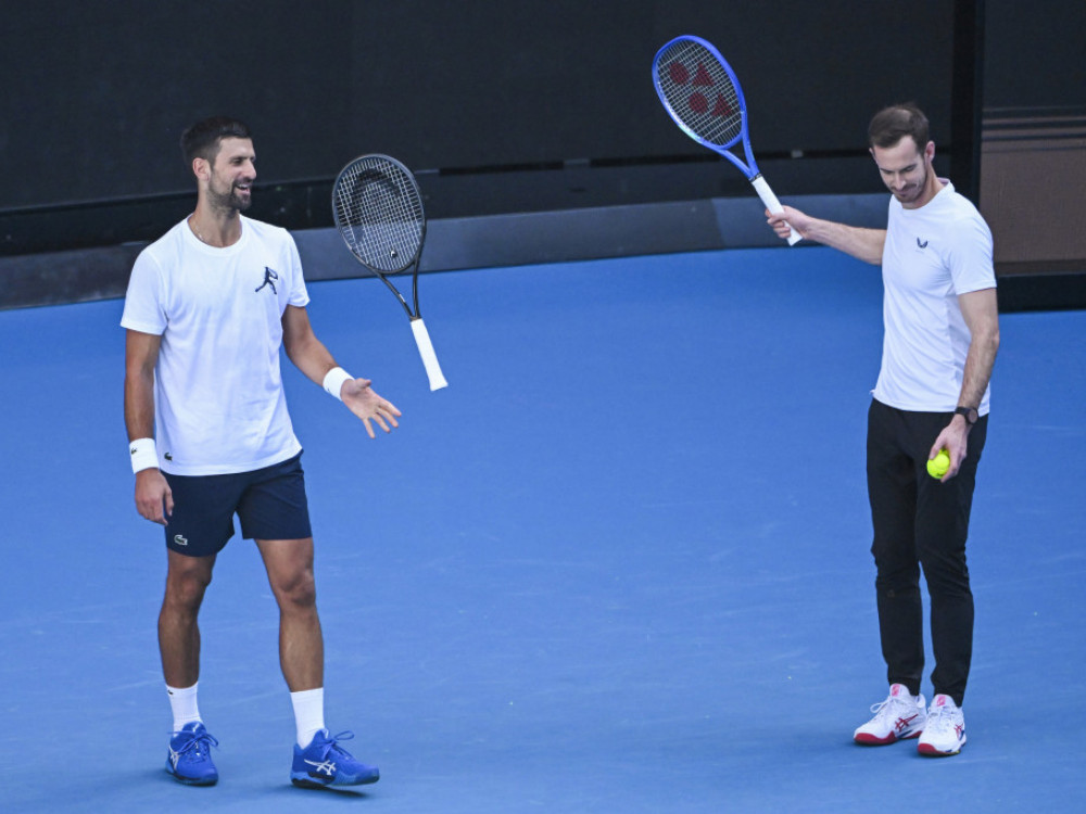Novak Đoković i Endi Marej, tokom zajedničkog rada na Australijan Openu