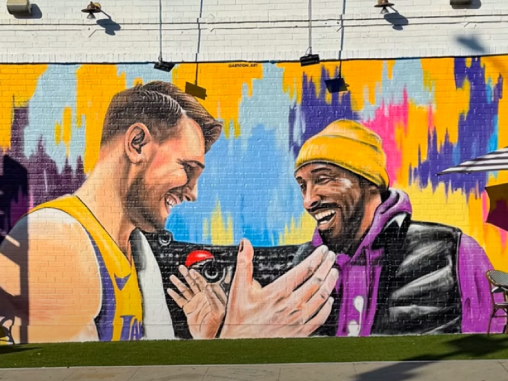 Luka Dočić već dobio mural u Los Anđelesu