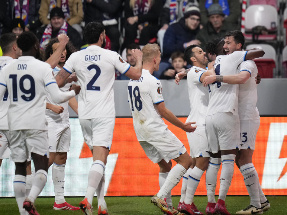 Fudbaleri Lacija slave gol