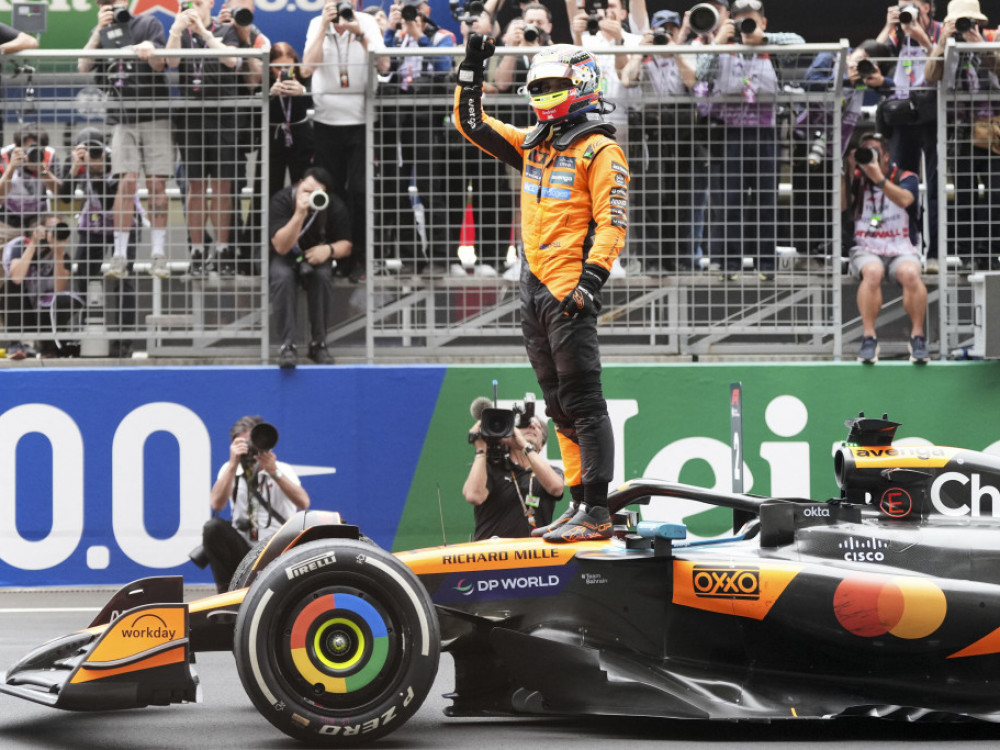 Oskar Pjastri, vozač Formule 1, pobednik VN KIne