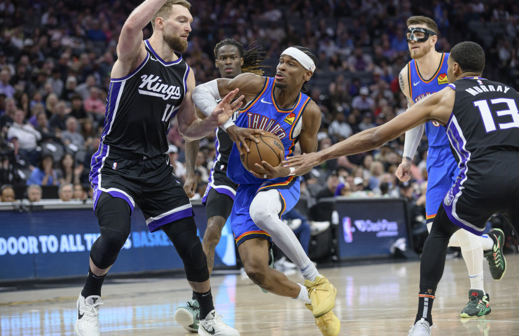 Šej Gildžes-Aleksander na meču protiv Sakramenta