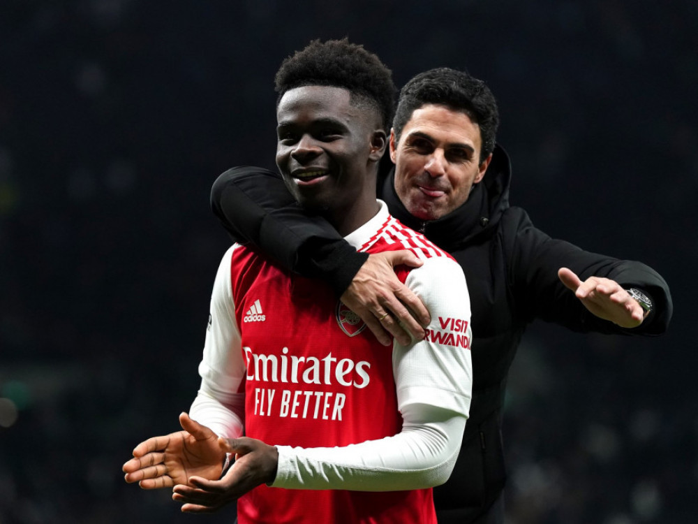 Mikel Arteta i Bukajo Saka