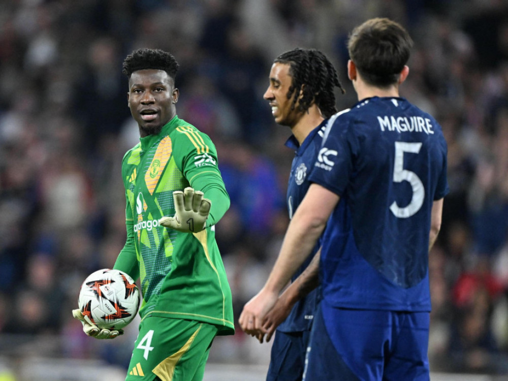 Andre Onana i Leni Joro na meču sa Lionom