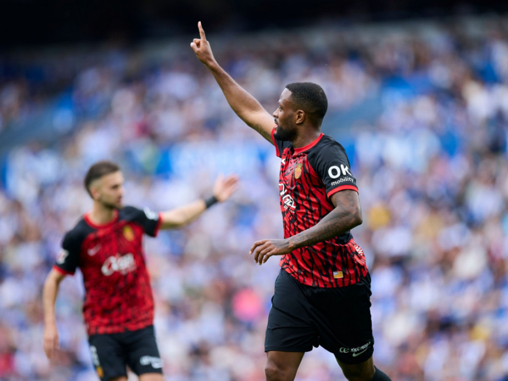 Kajl Larin, fudbaler Majorke, slavi gol u pobedi protiv Real Sosijedada