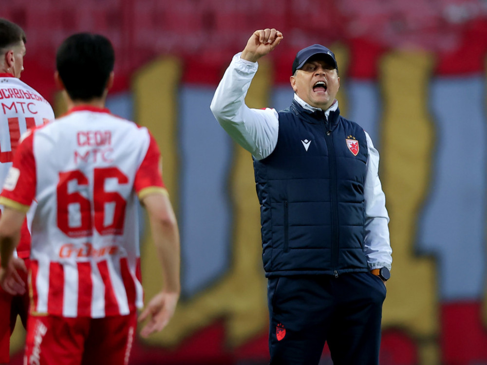 Vladan Milojević, trener Crvene zvezde, zadovoljan pobedom nad Napretkom