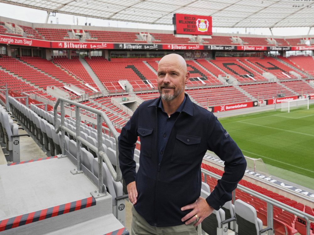 Erik Ten Hag na promociji u Leverkuzenu