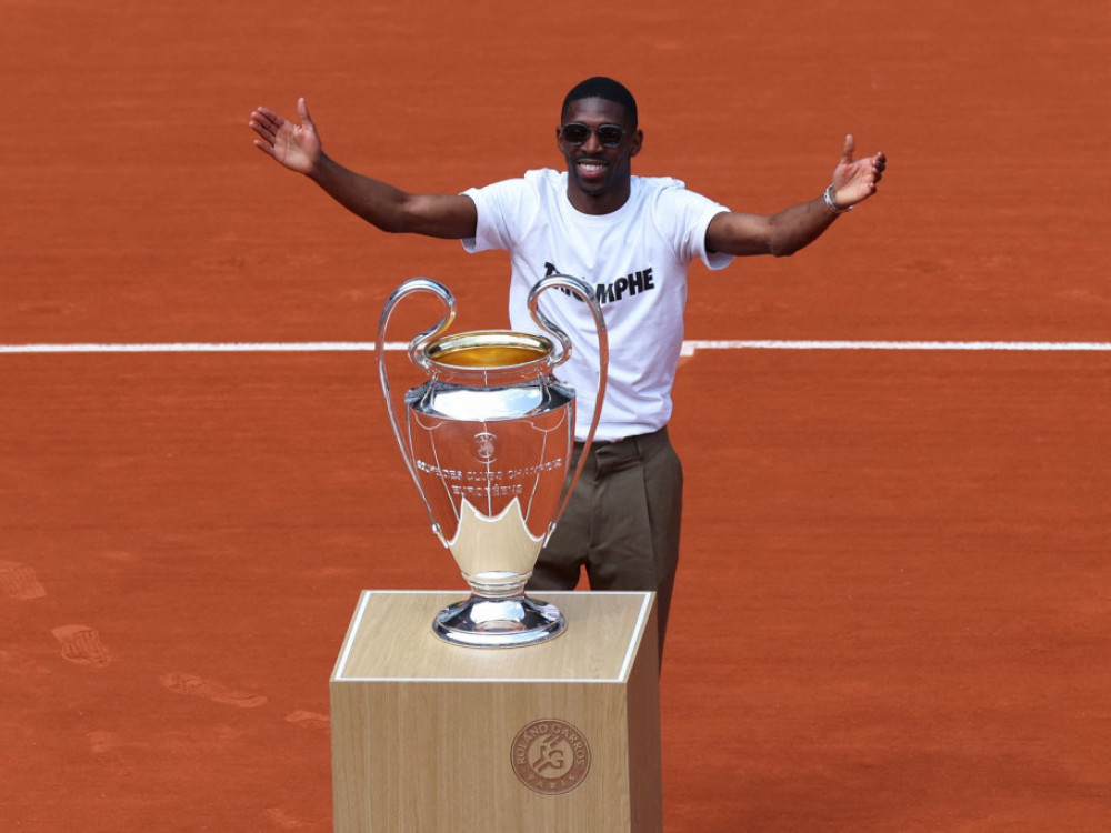 Osman Dembele sa titulom Lige šampiona