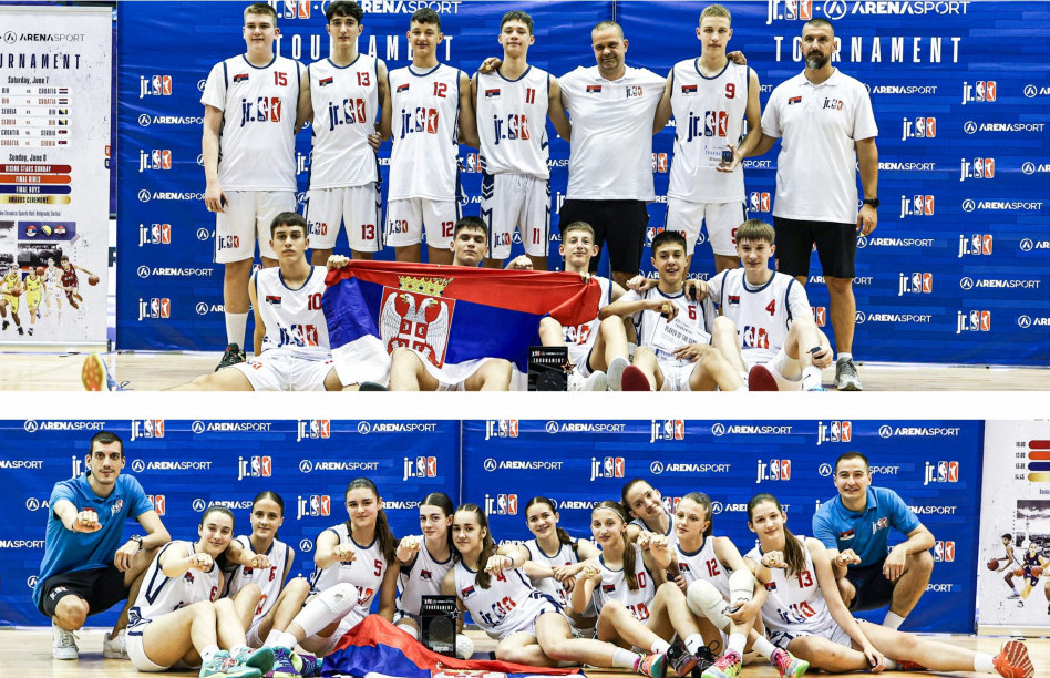 Mladi košarkaši i košarkašice Srbije osvojili "Junior NBA - WNBA" turnir