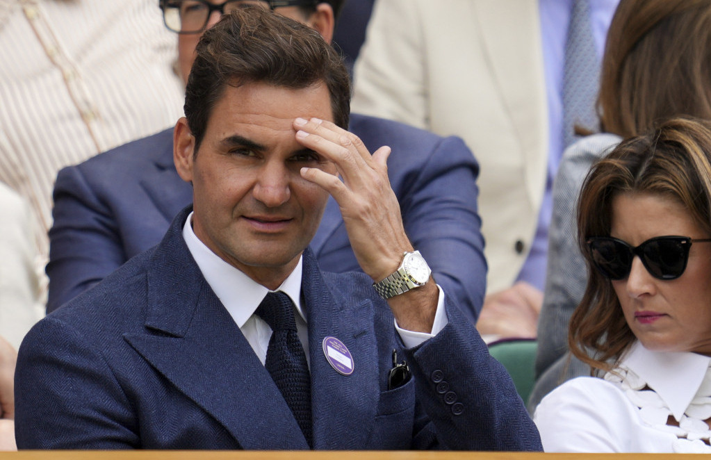 Rodžer Federer sa suprugom Mirkom