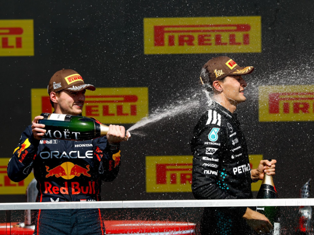 Džordž rasel i maks Ferstapen, vozači Formule 1