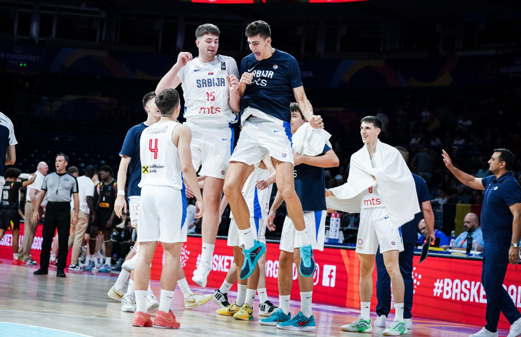 Slavlje srpskih košarkaša